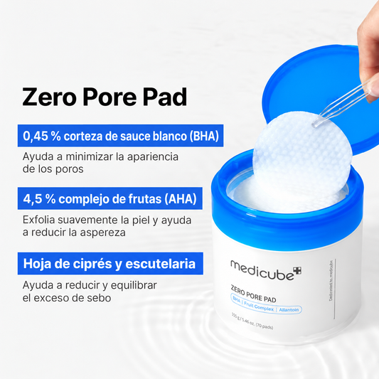 Medicube Zero Pore Pad 2.0 – 70 pads.
