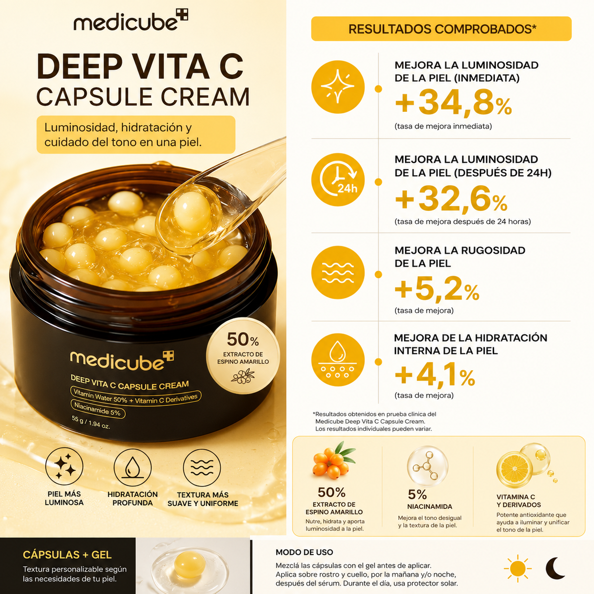 Medicube Deep Vita C Capsule Cream – 55 g