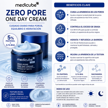 Medicube Zero Pore One-day Cream – 50 ml