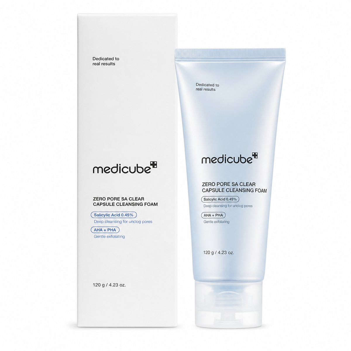 Limpiador Facial Medicube Zero Pore SA Clear Capsule Cleansing Foam – 120 g
