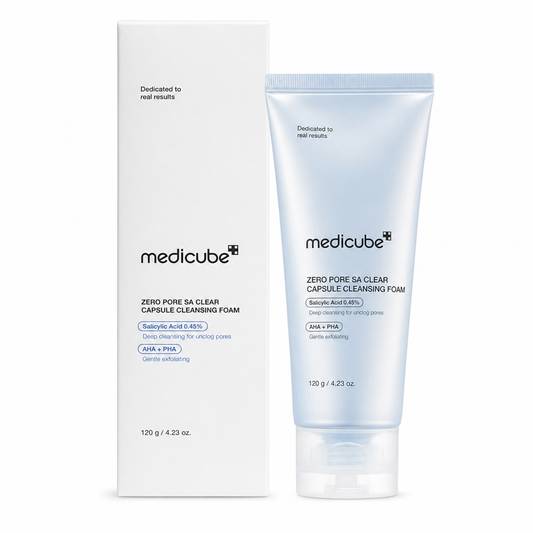 Limpiador Facial Medicube Zero Pore SA Clear Capsule Cleansing Foam – 120 g