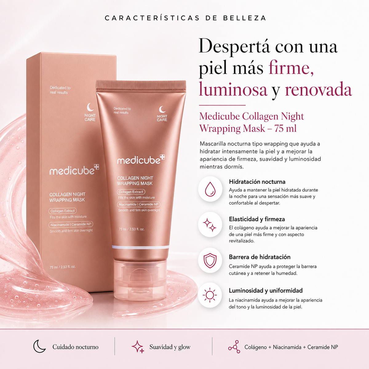 Medicube Collagen Night Wrapping Mask – 75 ml